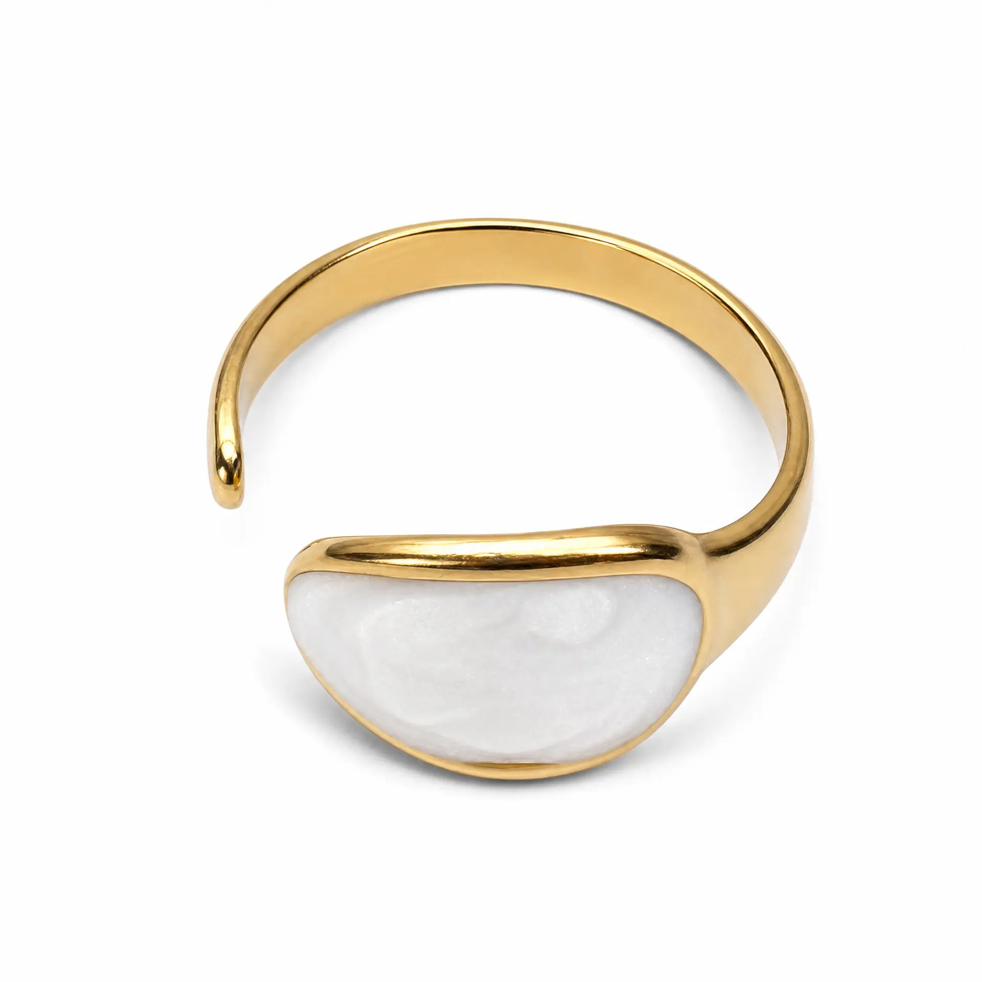 Anillo Esmalte Blanco