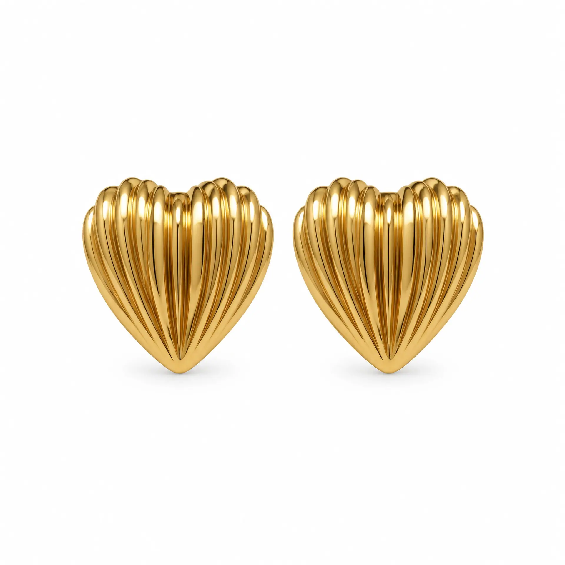 Stud Corazón Concha