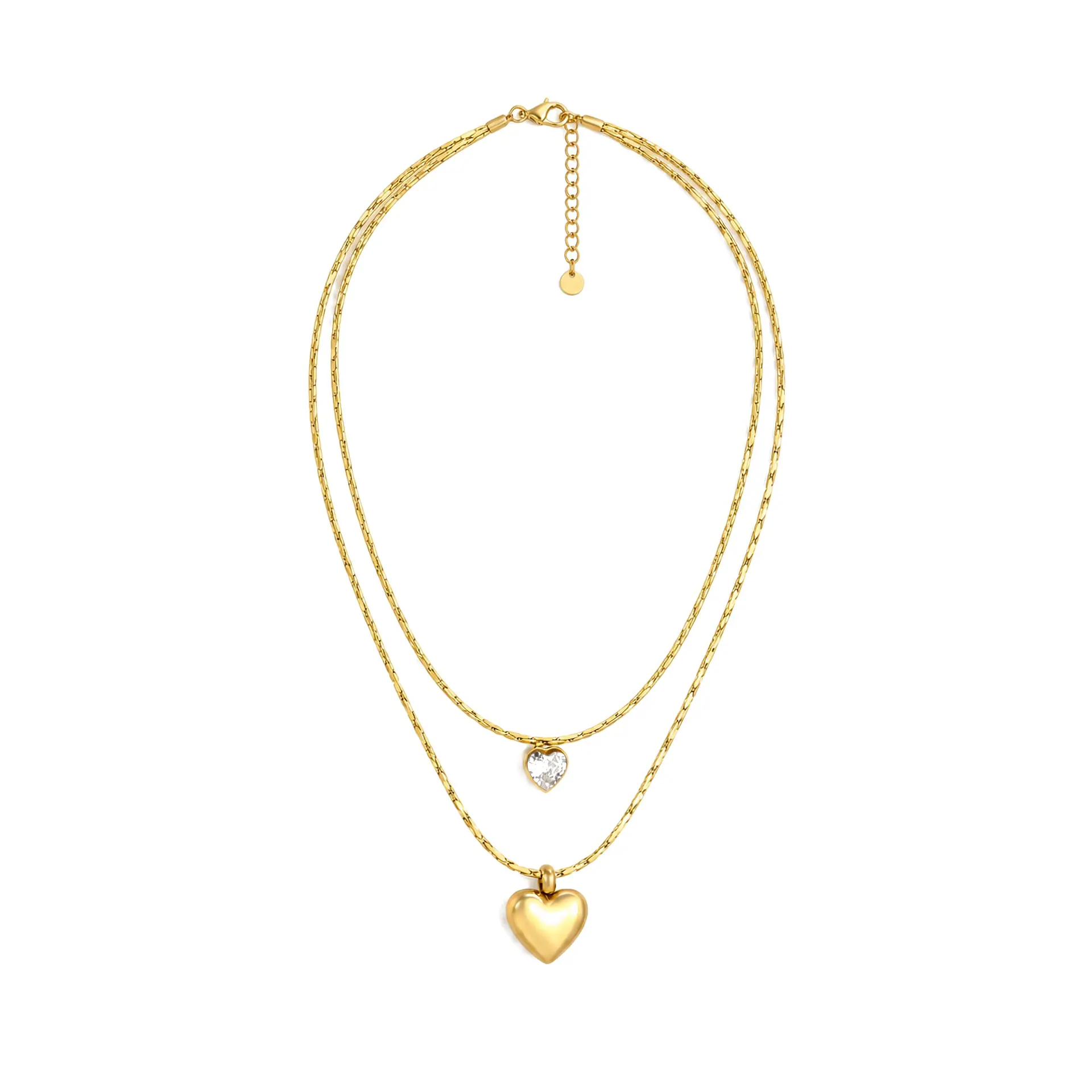 Collar Doble Corazón