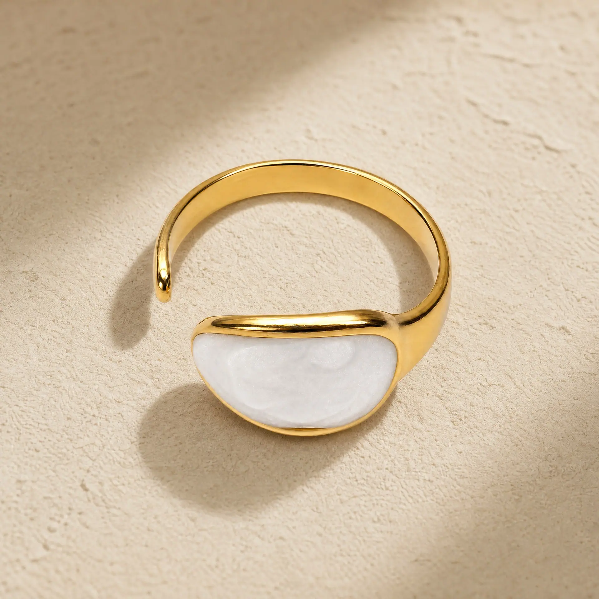 Anillo Esmalte Blanco, foto 4