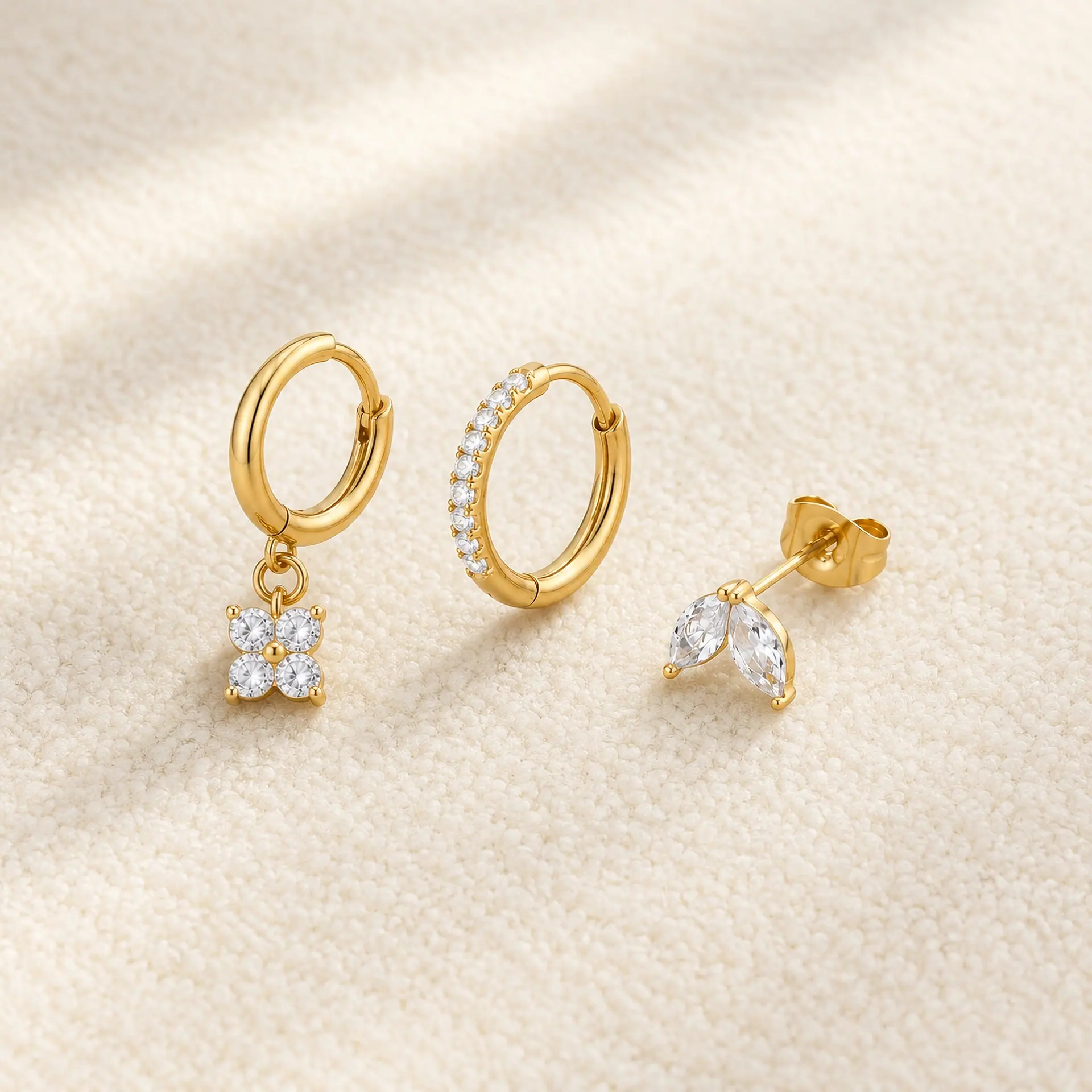 Set Aros Flor & Brillo, foto 4