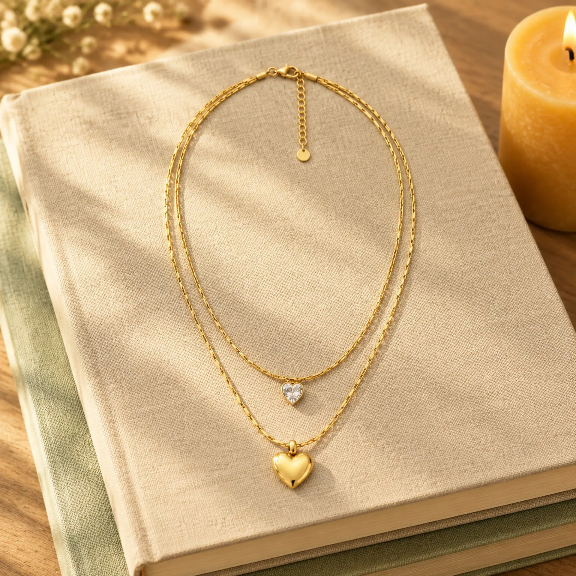 Collar Doble Corazón, foto 3